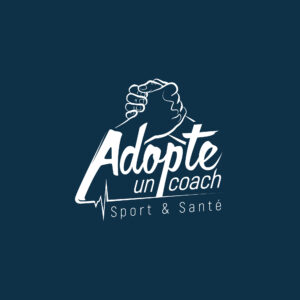 Adopte un coach fond bleu