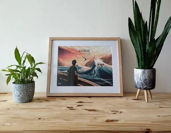 Affiche « La pêche en mer »
