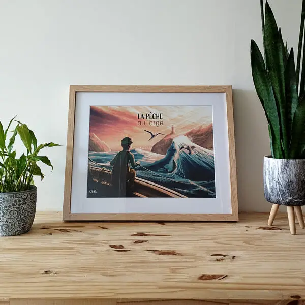 Affiche « La pêche en mer »