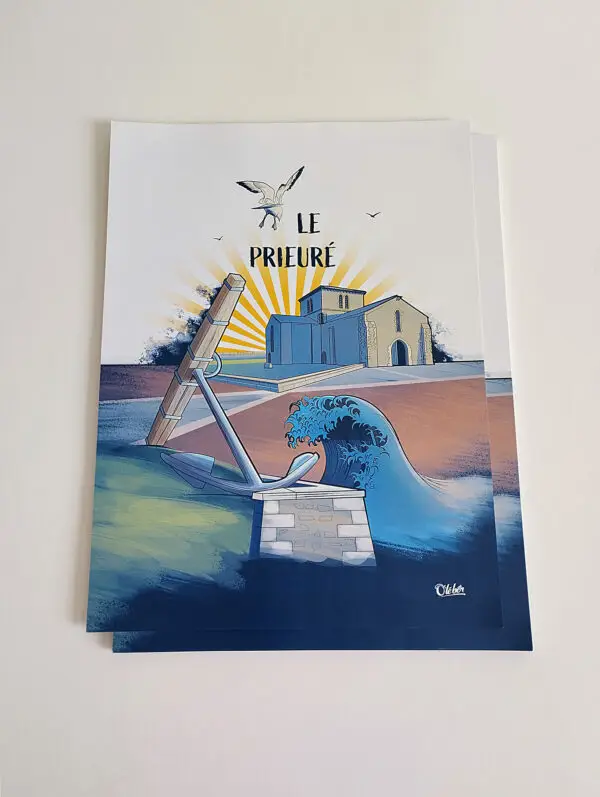 Affiche « Le Prieuré Saint-Nicolas » – Image 3