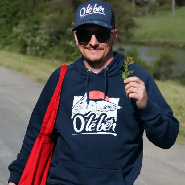 Sweat mouette à capuche - 2 couleurs - Fabrication Française