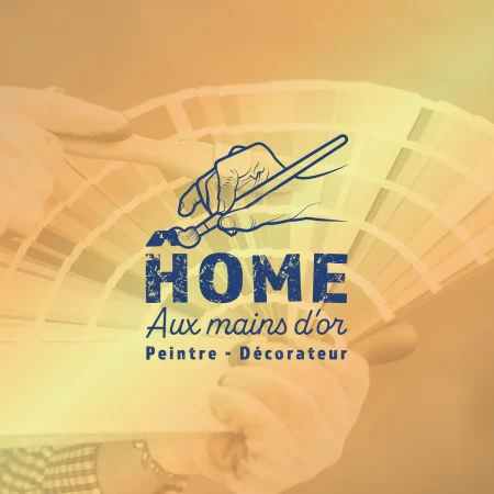 Logo Home aux mains dor