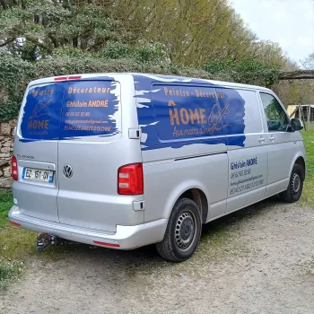 Covering camion home aux mains dor